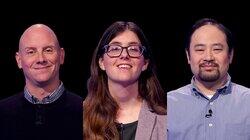 Josh Weikert Vs. Sara Balmuth Vs. Eugene Huang, Show # 9232. Josh Weikert Vs. Sara Balmuth Vs. Eugene Huang, Show # 9232.