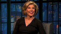 Christine Baranski, Colin Jost, Michael Kosta Christine Baranski, Colin Jost, Michael Kosta