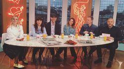 Aisling Bea, Harry Hill, Stephen Merchant, Melanie C Aisling Bea, Harry Hill, Stephen Merchant, Melanie C