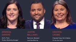 Amanda Ganske Vs. Justin Williams Vs. Kristen Crowe, show # 8335. Amanda Ganske Vs. Justin Williams Vs. Kristen Crowe, show # 8335.