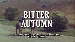 Bitter Autumn Bitter Autumn