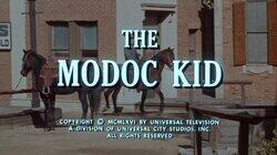 The Modoc Kid The Modoc Kid