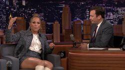 Jennifer Lopez, Lil Rel Howery and Andre D Thompson. Jennifer Lopez, Lil Rel Howery and Andre D Thompson.