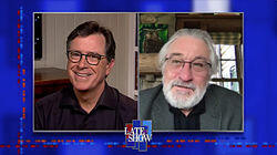 Stephen Colbert from home, with Robert De Niro, Randy Newman Stephen Colbert from home, with Robert De Niro, Randy Newman