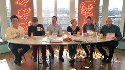 Steve Backshall, James Acaster and Maddy Hill Steve Backshall, James Acaster and Maddy Hill