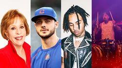 Carol Burnett, Kris Bryant, Vic Mensa featuring Travis Barker Carol Burnett, Kris Bryant, Vic Mensa featuring Travis Barker
