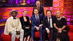 Jennifer Lawrence, Chris Pratt, Jamie Oliver, Will.i.am, Emeli Sande Jennifer Lawrence, Chris Pratt, Jamie Oliver, Will.i.am, Emeli Sande