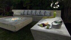 Modern Concrete Back Yard Modern Concrete Back Yard