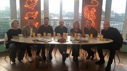 Karl Pilkington, Rick Edwards, Michaela Strachen, Oli White, Anne-Marie Karl Pilkington, Rick Edwards, Michaela Strachen, Oli White, Anne-Marie