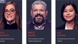 Lucy Ricketts Vs. Brett Moore Vs. Liz Fitting, show # 8249. Lucy Ricketts Vs. Brett Moore Vs. Liz Fitting, show # 8249.