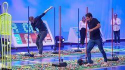 Anthony Joshua, Kerry Godliman, Jimmy Carr, Alan Carr Anthony Joshua, Kerry Godliman, Jimmy Carr, Alan Carr