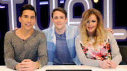 Roisin Conaty, Russell Kane, Alex Brooker, Joe Swash Roisin Conaty, Russell Kane, Alex Brooker, Joe Swash