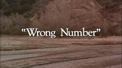 'Wrong Number' 'Wrong Number'