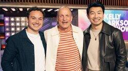 Woody Harrelson, Finn Cole, Brenda Song, guest host Simu Lui Woody Harrelson, Finn Cole, Brenda Song, guest host Simu Lui