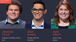 Jonathan Fisher Vs. Adam George Vs. Anna Wright, show # 8426. Jonathan Fisher Vs. Adam George Vs. Anna Wright, show # 8426.