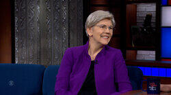 Sen. Elizabeth Warren, St. Vincent, Evie McGee Colbert Sen. Elizabeth Warren, St. Vincent, Evie McGee Colbert