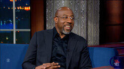 Sen. Raphael Warnock, Joe Manganiello Sen. Raphael Warnock, Joe Manganiello