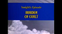 Burden of Guilt Burden of Guilt