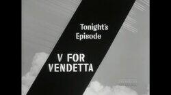 V for Vendetta V for Vendetta