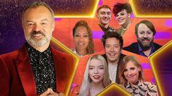 David Mitchell, Regina King, Anya Taylor-Joy, Olly Alexander, Mel Giedroyc, Jimmy Fallon, Yungblud David Mitchell, Regina King, Anya Taylor-Joy, Olly Alexander, Mel Giedroyc, Jimmy Fallon, Yungblud