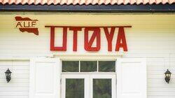 Markering på Utøya
