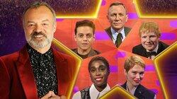Daniel Craig, Lea Seydoux, Lashana Lynch, Rami Malek, Ed Sheeran Daniel Craig, Lea Seydoux, Lashana Lynch, Rami Malek, Ed Sheeran
