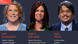 Amy Schneider Vs. Nancy Edelman Vs. Ged Trias, show # 8454. Amy Schneider Vs. Nancy Edelman Vs. Ged Trias, show # 8454.