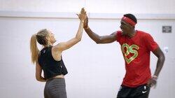 Pascal Siakam & Lolo Jones Pascal Siakam & Lolo Jones