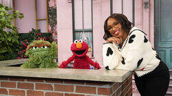 Elisabeth Moss, Elmo, Oscar the Grouch