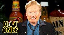 Conan O'Brien Needs a Doctor While Eating Spicy Wings Conan O'Brien Needs a Doctor While Eating Spicy Wings