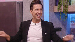 Chris Kamara, Russell Kane, JB Gill Chris Kamara, Russell Kane, JB Gill