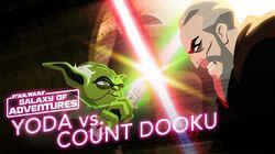Yoda vs. Count Dooku: Size Matters Not Yoda vs. Count Dooku: Size Matters Not