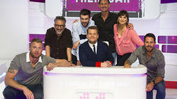 Tony Adams, David Baddiel, Aisling Bea Tony Adams, David Baddiel, Aisling Bea