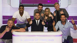 Anthony Joshua, Rob Beckett, Roisin Conaty Anthony Joshua, Rob Beckett, Roisin Conaty