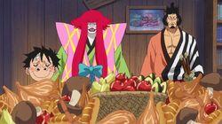 Fujitora on the Move - The Straw Hats Completely Surrounded Fujitora on the Move - The Straw Hats Completely Surrounded