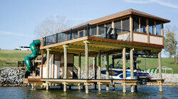 Split Level Entertaining Dock Split Level Entertaining Dock