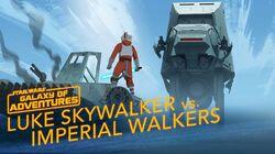 Luke vs. Imperial Walkers - Commander on Hoth Luke vs. Imperial Walkers - Commander on Hoth