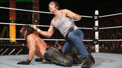 Main event: Dean Ambrose vs. WWE World Heavyweight Champion Seth Rollins (Toledo, OH) Main event: Dean Ambrose vs. WWE World Heavyweight Champion Seth Rollins (Toledo, OH)