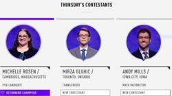 Michelle Rosen Vs. Mirza Gluhic Vs. Andy Mills, show # 7714. Michelle Rosen Vs. Mirza Gluhic Vs. Andy Mills, show # 7714.