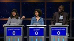 Abbi Jacobson, Ilana Glazer & Hannibal Buress Abbi Jacobson, Ilana Glazer & Hannibal Buress