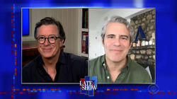 Stephen Colbert from home, with Andy Cohen, Phoebe Bridgers Stephen Colbert from home, with Andy Cohen, Phoebe Bridgers