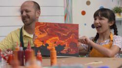 Lion King: Paint Pour Artwork Lion King: Paint Pour Artwork