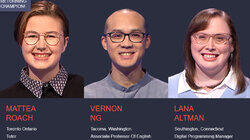Mattea Roach Vs. Vernon Ng Vs. Lana Altman, show # 8548. Mattea Roach Vs. Vernon Ng Vs. Lana Altman, show # 8548.