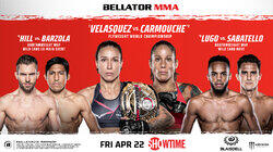 Bellator 278: Velasquez vs. Carmouche Bellator 278: Velasquez vs. Carmouche