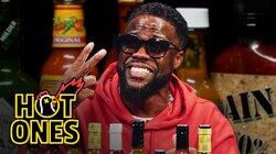 Kevin Hart Celebrates 10 Years of Hot Ones While Eating Spicy Wings Kevin Hart Celebrates 10 Years of Hot Ones While Eating Spicy Wings
