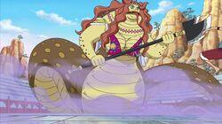 Battle with Full-Powered Abilities! Gomu Gomu vs. Hebi Hebi Battle with Full-Powered Abilities! Gomu Gomu vs. Hebi Hebi