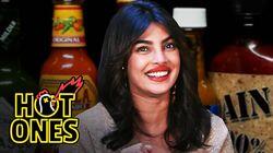 Priyanka Chopra Jonas Explains the Essence of Hot Sauce While Eating Spicy Wings Priyanka Chopra Jonas Explains the Essence of Hot Sauce While Eating Spicy Wings