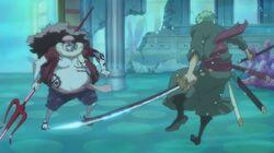 The Battle In The Ryugu Palace! Zoro Vs. Hordy! The Battle In The Ryugu Palace! Zoro Vs. Hordy!