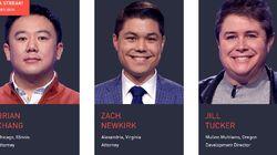Brian Chang Vs. Zach Newkirk Vs. Jill Tucker, show # 8259. Brian Chang Vs. Zach Newkirk Vs. Jill Tucker, show # 8259.