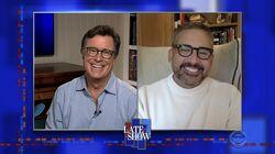 Stephen Colbert from home, with Steve Carell, Wilco, Nick Kroll Stephen Colbert from home, with Steve Carell, Wilco, Nick Kroll